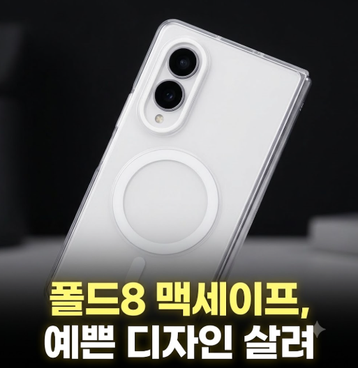 삼성 갤럭시Z 폴드8 맥세이프 마그넷 클리어 케이스 최저가 정품 구매하는 방법