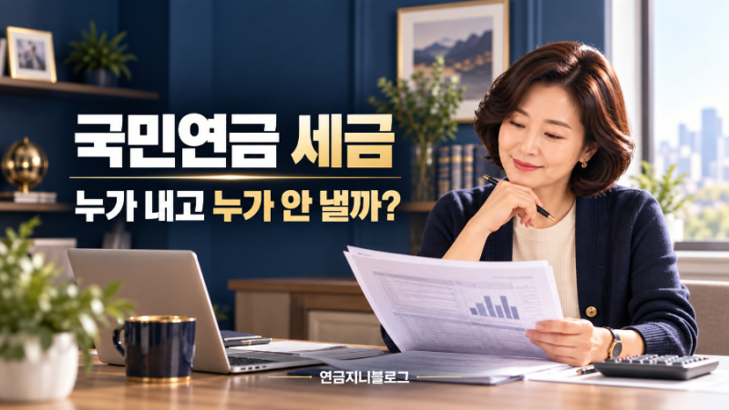국민연금 세금, 누가 내고 누가 안 낼까? 과세 기준과 확인 방법