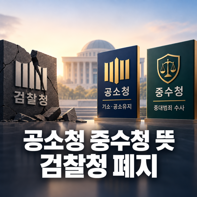 공소청 중수청 출범 이유, 차이, 검찰청 폐지, 무엇이 달라졌나? (기소 공소 뜻, 검사역할, 중....