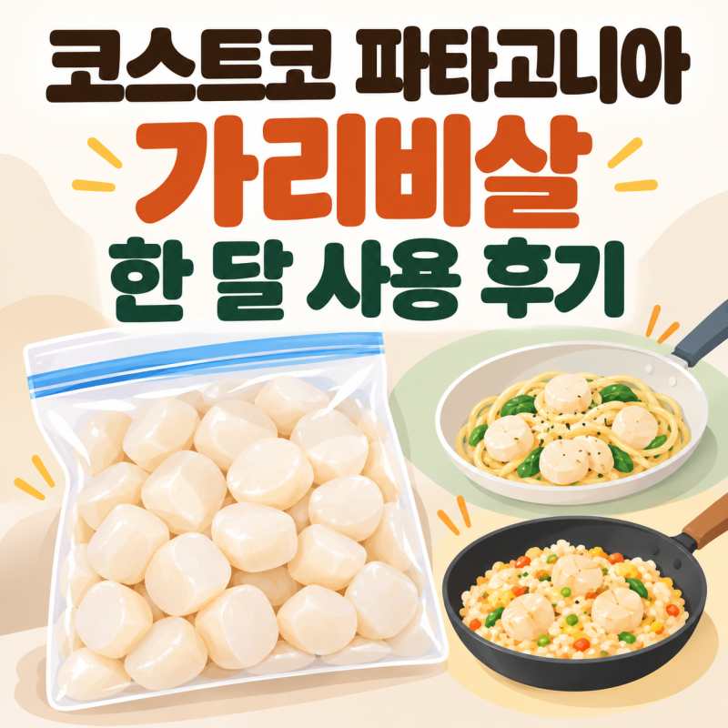코스트코 신상 가리비살 한 달 잘 먹은 레시피 후기