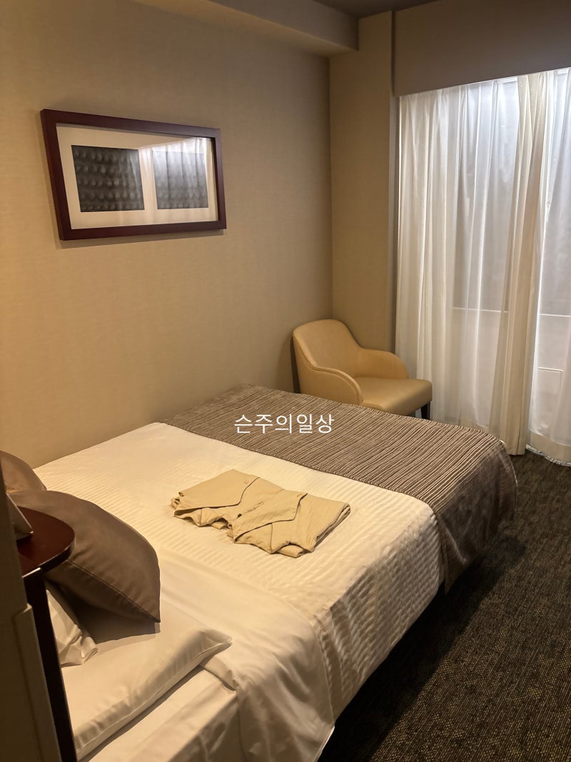 후우오카 숙소] 텐진역 가까운 가성비 호텔 호텔마이스테이스 후쿠오카 텐진 숙박 후기(짐보....