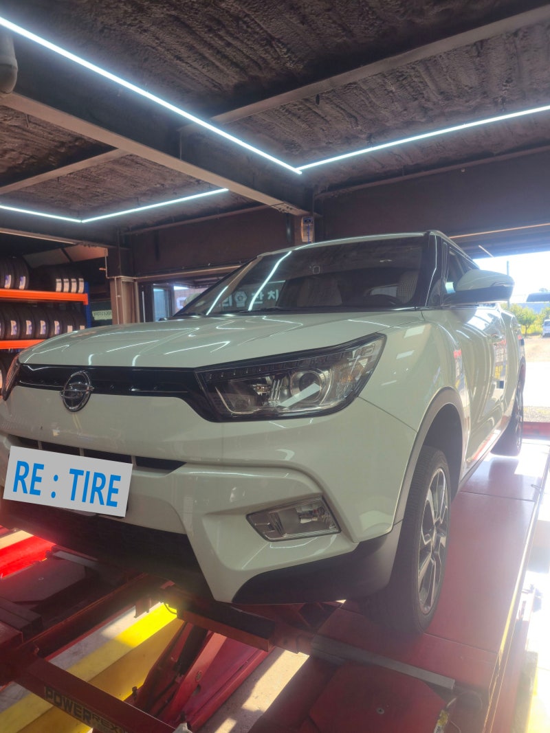 덕양구 행신동 도내동 티볼리 타이어 한대분 교체!라우펜 225 45 18 광폭 규격 추천 (RE:TIRE)