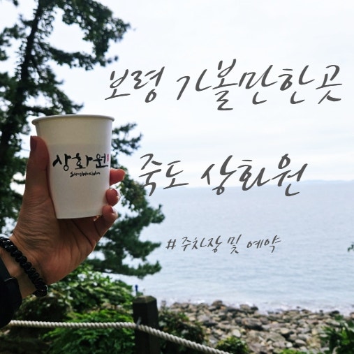 보령 대천 가볼만한곳 죽도 상화원 걷기 코스와 주차 및 입장료
