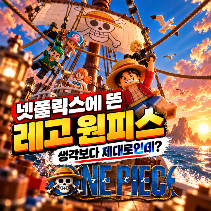 "레고로 만들면 이렇게 되는구나" 원피스 넷플릭스 신작 봤더니