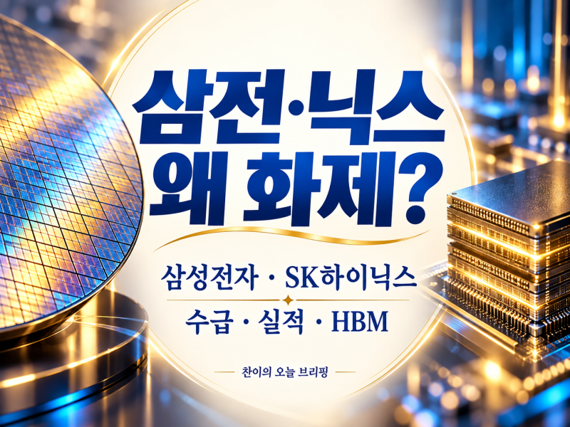 삼전·닉스 왜 다시 화제일까?｜삼성전자·SK하이닉스 수급, 실적 발표와 HBM 이슈 정리