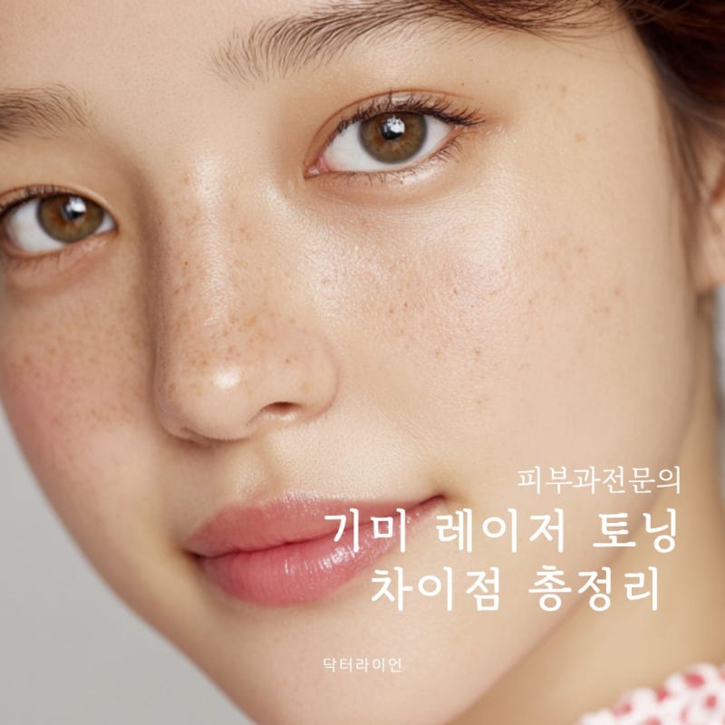 기미 레이저 토닝 차이점 총정리 : 레이저토닝, 피코토닝, 제네시스 토닝, 듀얼토닝 차이는?