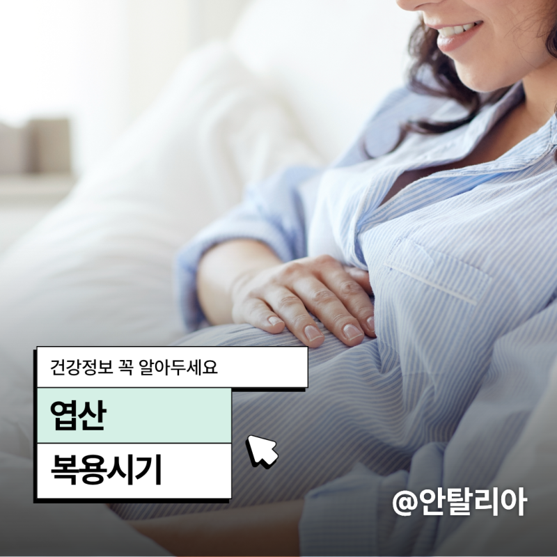 임산부영양제 엽산 복용시기를 알아볼 때