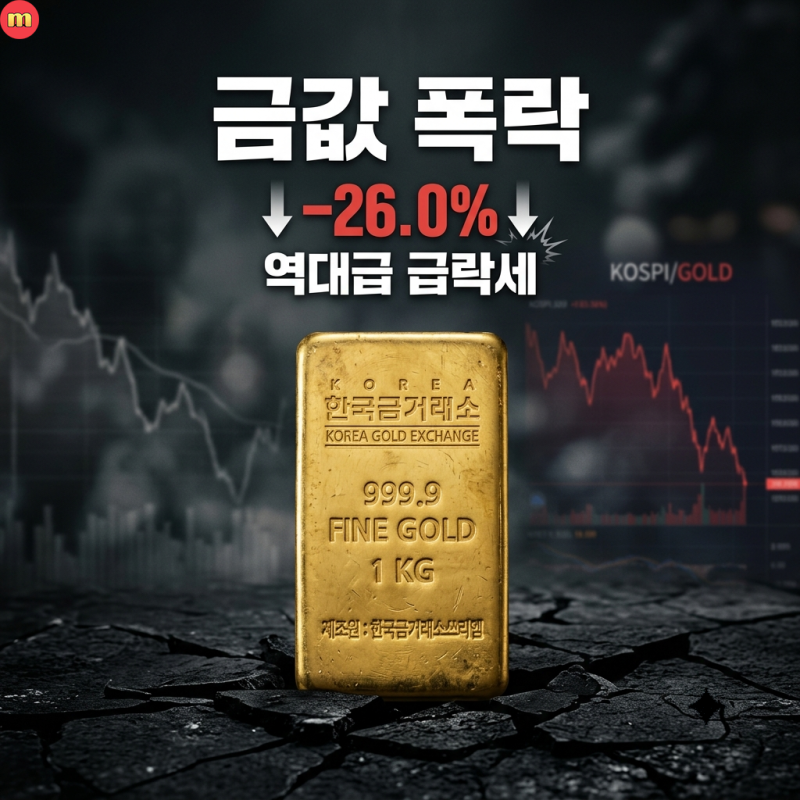 "112만원→70만원대.." 금값 26% 폭락 떨어지는 진짜 이유 따로 있었다