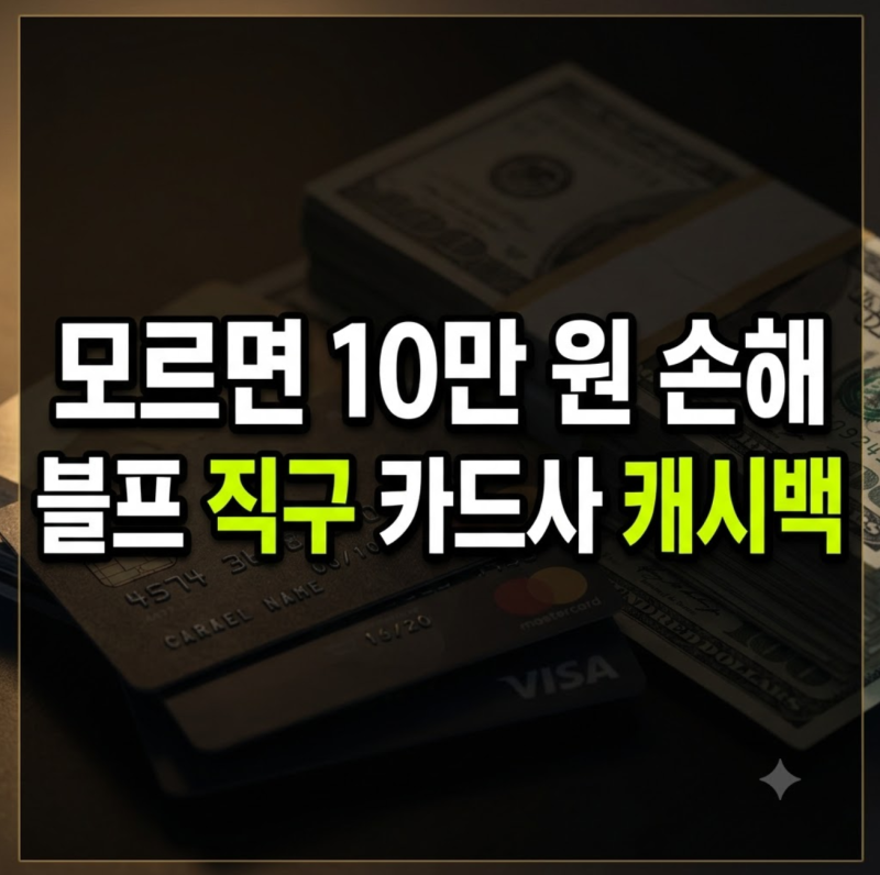 블랙프라이데이 해외직구, 카드사 캐시백 모르면 최소 10만 원 손해봅니다
