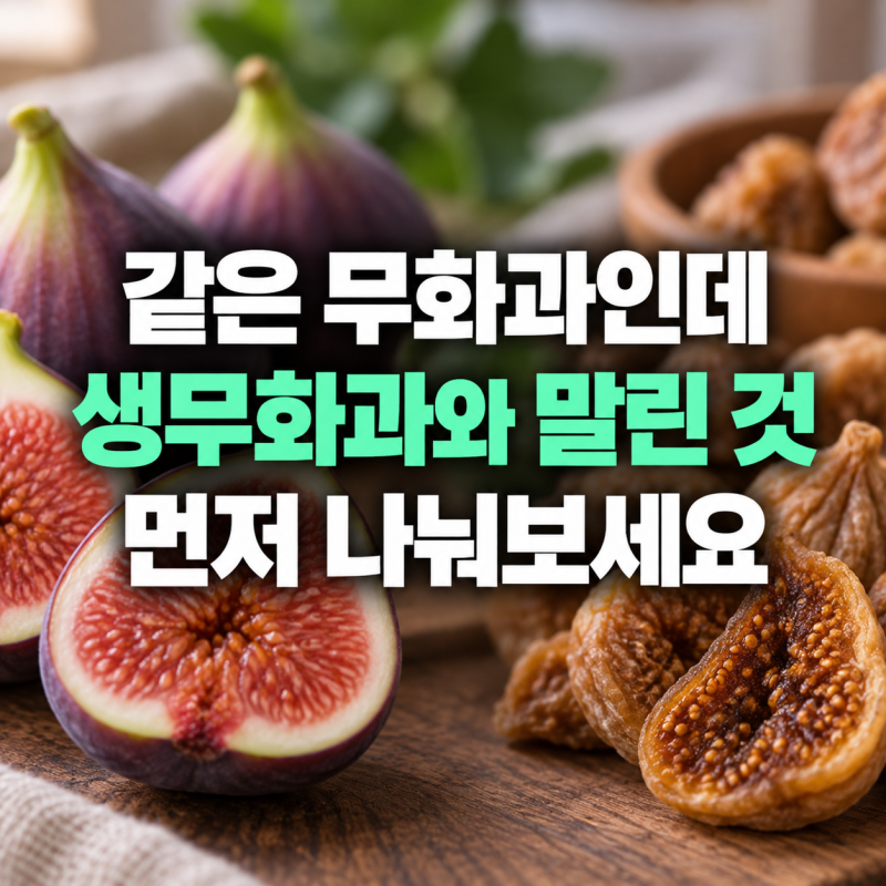 무화과 효능이 궁금하다면, 생무화과와 말린 무화과를 먼저 나눠보세요