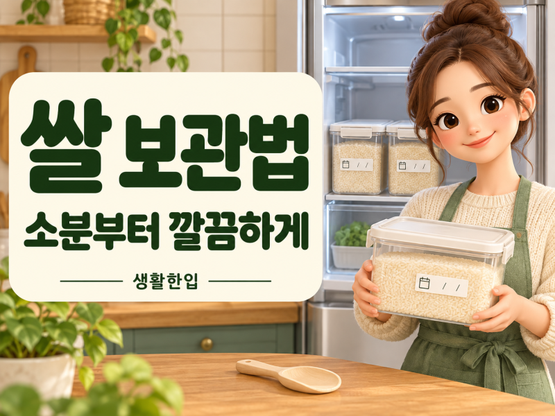 쌀 보관법, 큰 포대 사기 전에 나눌 양부터 정해요