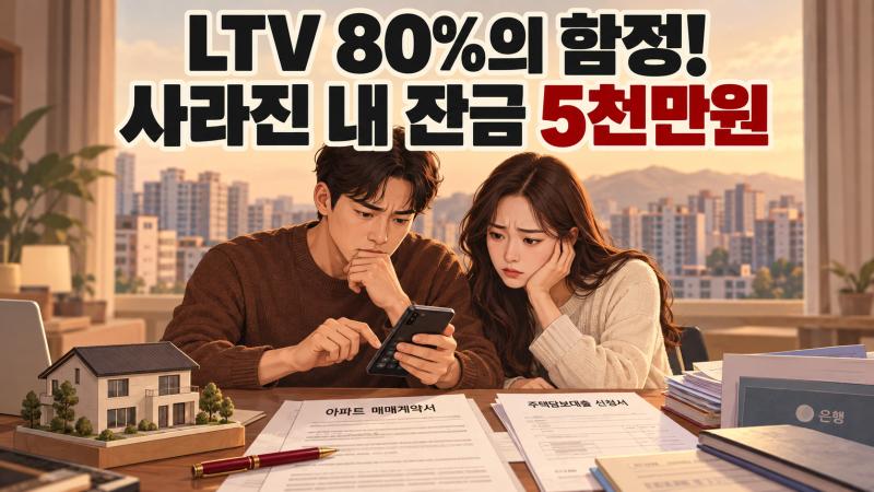 “LTV 80%만 믿었는데…” 디딤돌 대출 계약서 쓰기 전 잔금 5천만 원이 빈 이유