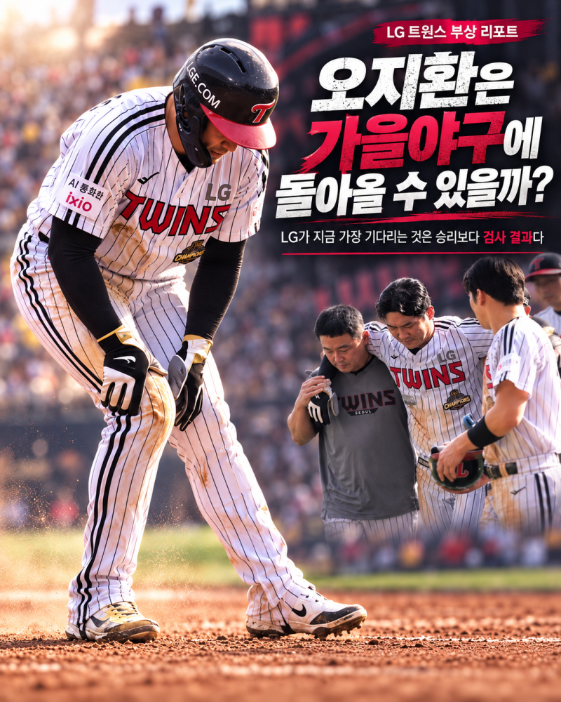 LG 대형 악재, 오지환은 가을야구에 돌아올 수 있을까?