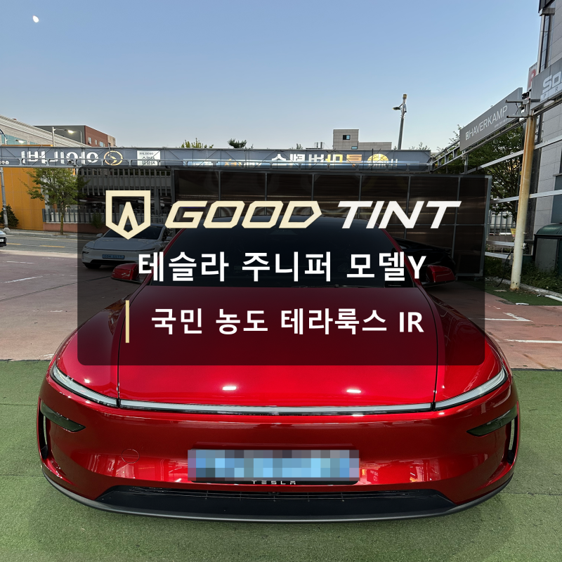 테슬라 모델Y 테라룩스 시공 테라룩스 IR 30/15가 국민농도로 불리는 이유?? 테라룩스 국민농도....