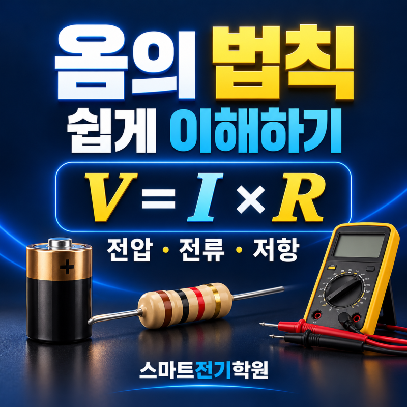 옴의 법칙 쉽게 이해하기｜전압·전류·저항 계산법과 기초 예제