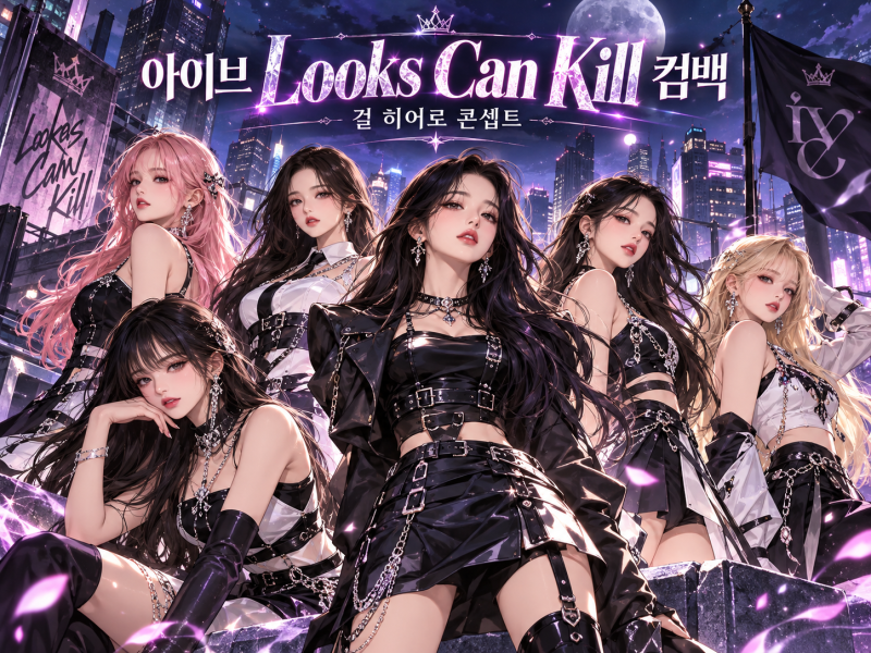 아이브 Looks Can Kill 컴백, 10월 19일 선공개와 26일 앨범 발매 차이