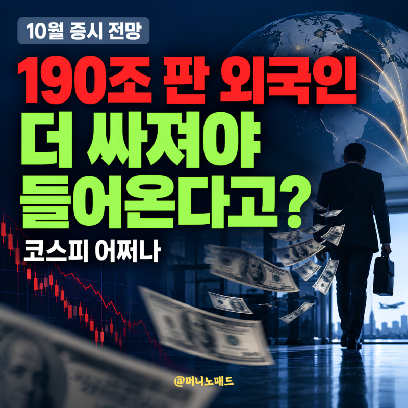 “더 싸져야 들어온다고?” 올해 190조 판 외국인, 코스피 어쩌나?