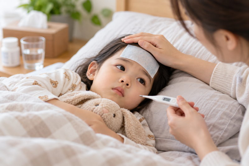 아이 독감 증상, 고열은 며칠 갈까? A형 독감 열 안 떨어질 때 알아둘 것