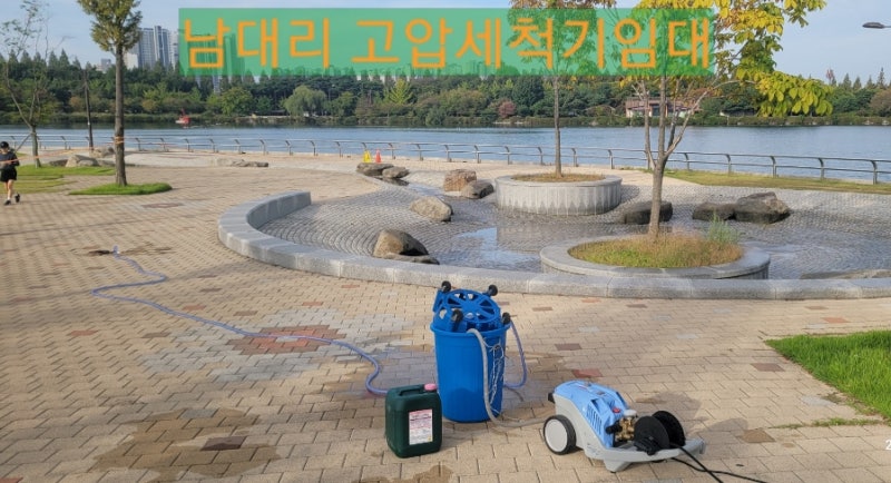 고압세척기임대 후 작업현장에서 사용하기