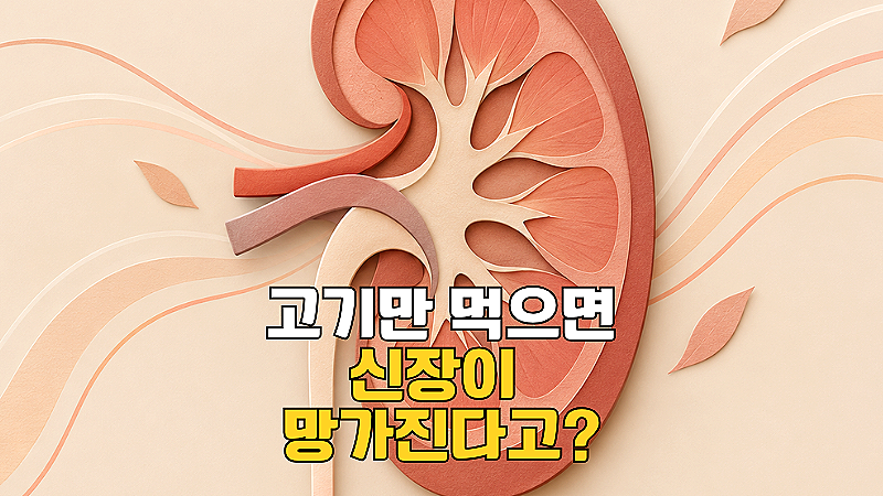 "고기 많이 먹으면 콩팥 망가진다고?" 진짜 피해야 할 범인 4가지