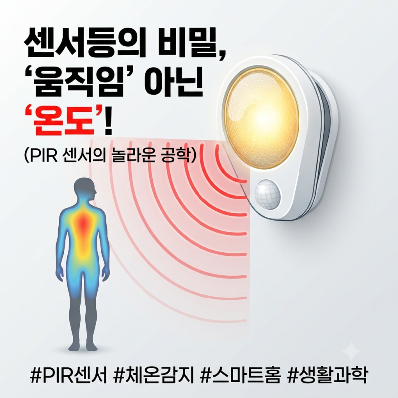 현관 센서등이 당신을 '보는' 소름 돋는 방법