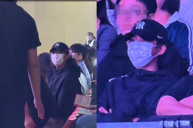 임영웅, 도경수 콘서트서 포착…마스크 써도 단번에 알아본 팬들