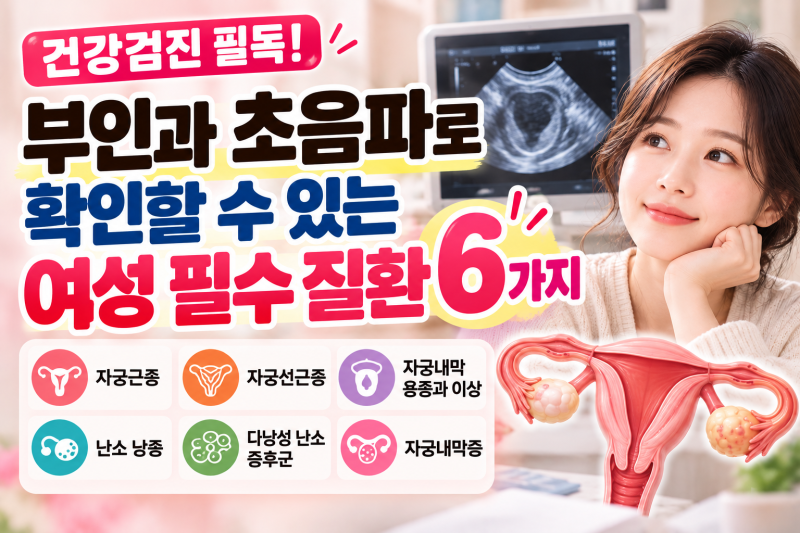 [건강검진 필독] 자궁경부암 검사만으론 부족해? 부인과 초음파로 확인할 수 있는 주요 여성 ....