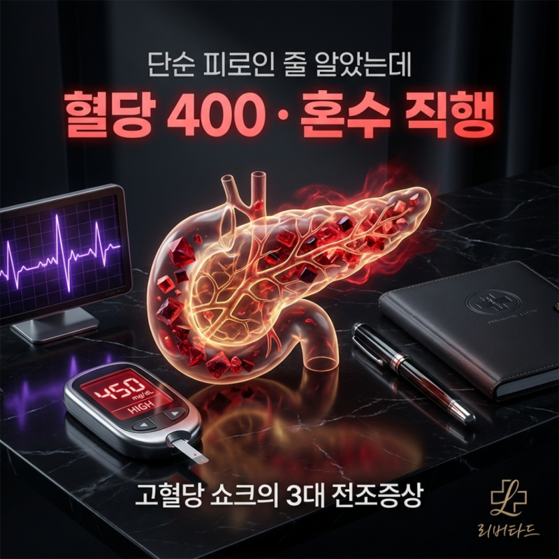 "단순 피로인 줄 알고 누웠다가?" 혈당 400에 혼수 빠진 고혈당 쇼크의 전조증상 3가지