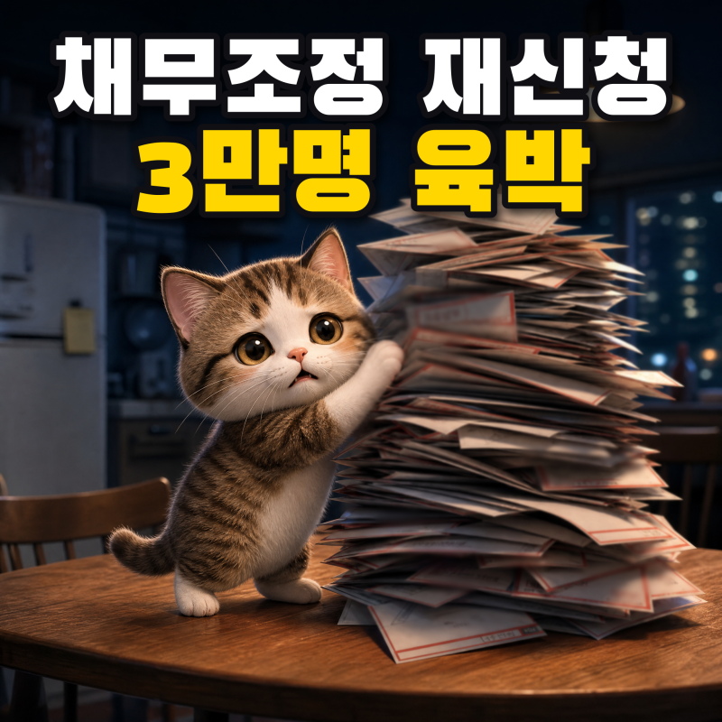 “빚 줄여줬는데 또 신청?” 신용회복위원회 채무조정 재신청 3만명 육박한 이유