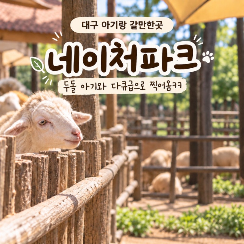 Places to Go with a Baby in Daegu: Nature Park with a Two-Year-Old, Documenting the Zoo Experience