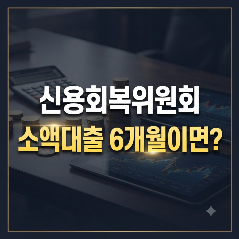 신용회복위원회 소액대출 자격조건 대상부터 확인하세요