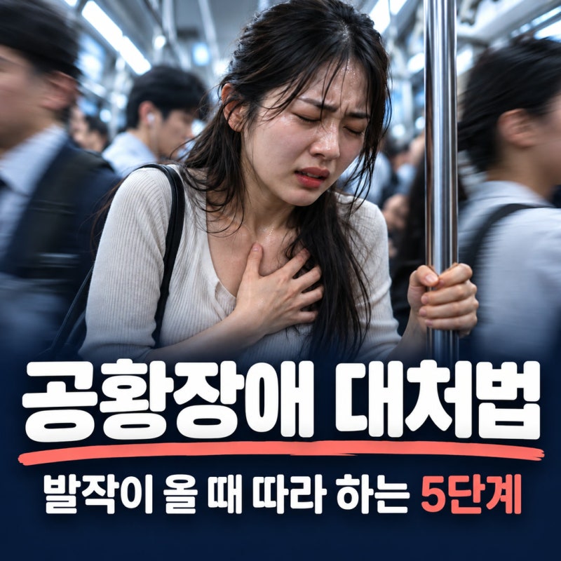 공황장애 대처법, 발작이 올 때 따라 하는 5단계