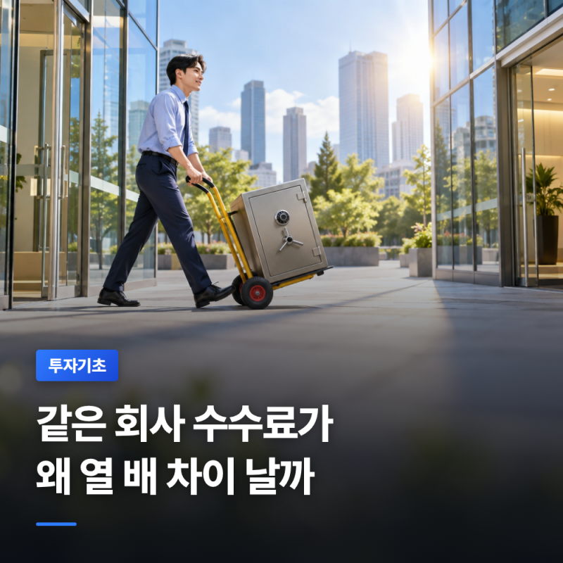 증권사 수수료 비교, 같은 회사인데 10배 차이? 주식 옮기기·타사대체출고 총정리