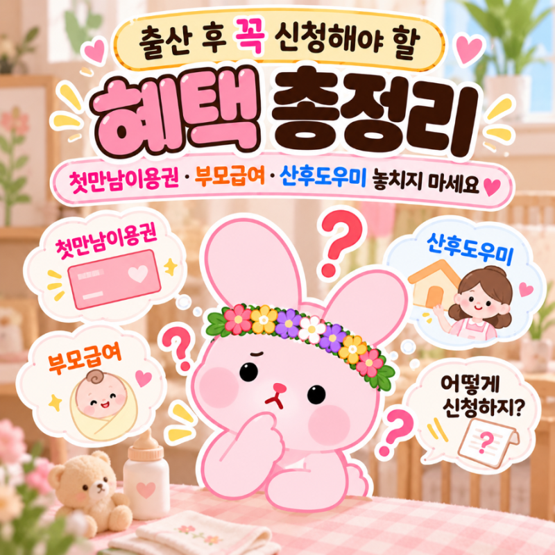 2026 출산 후 정부지원금 총정리｜얼마 받고 어떻게 신청할까?