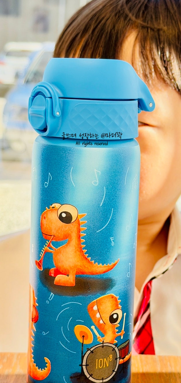 초등학생 물병 유아 가벼운 텀블러 아이가 고른 유치원 준비물(싱글월 더블월 차이)