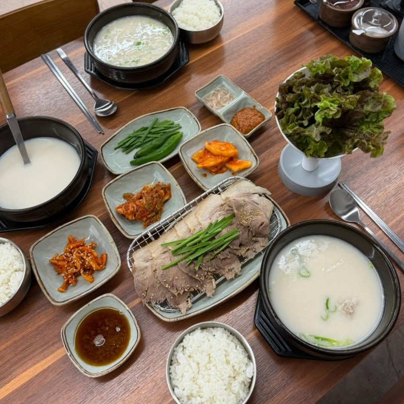 부산진구 초읍동 맛집 아기랑 먹기좋은 정선돼지국밥