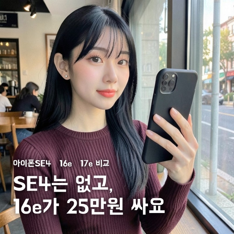 아이폰SE4 없다, 16e가 17e보다 25만원 싸요