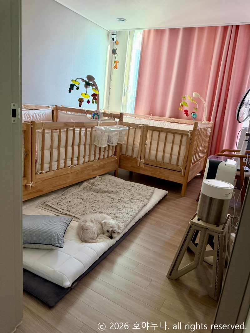 5개월 쌍둥이 아기방 꾸미기 침대부터 놀이공간까지 실제 육아공간 공개