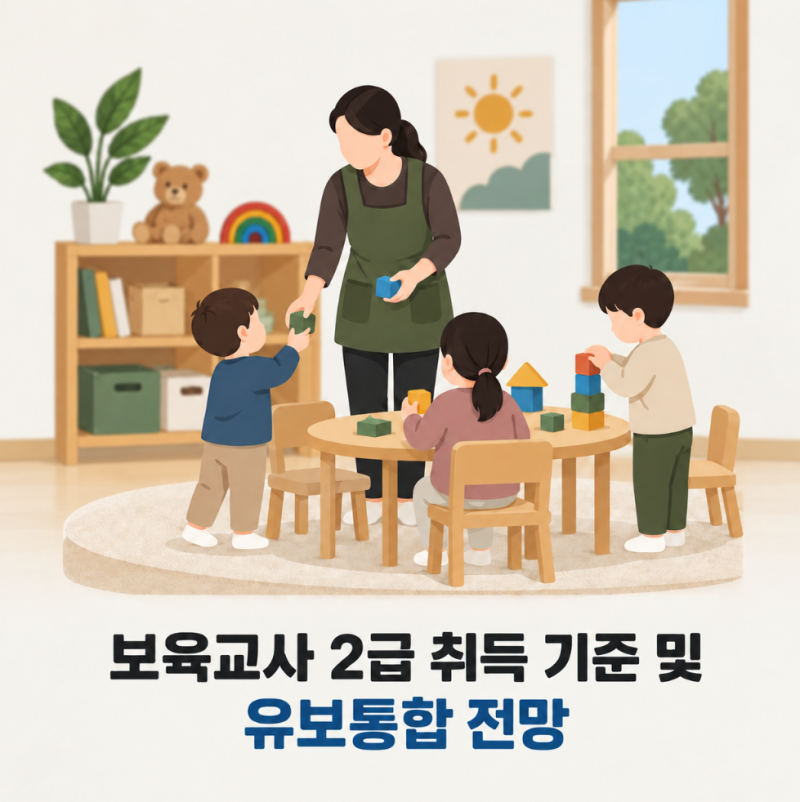 보육교사 2급 자격증 취득 방법 및 취업, 유보통합 전망