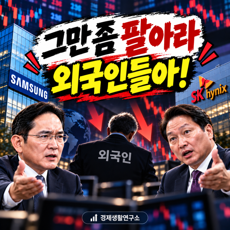 외국인 한 달간 20조 팔았다…삼성전자·SK하이닉스는 괜찮을까