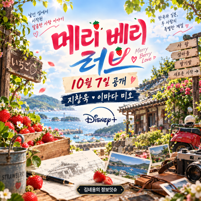 메리 베리 러브 기본정보, 지창욱·이마다 미오 한일 로맨스…디즈니+ 공개일은?