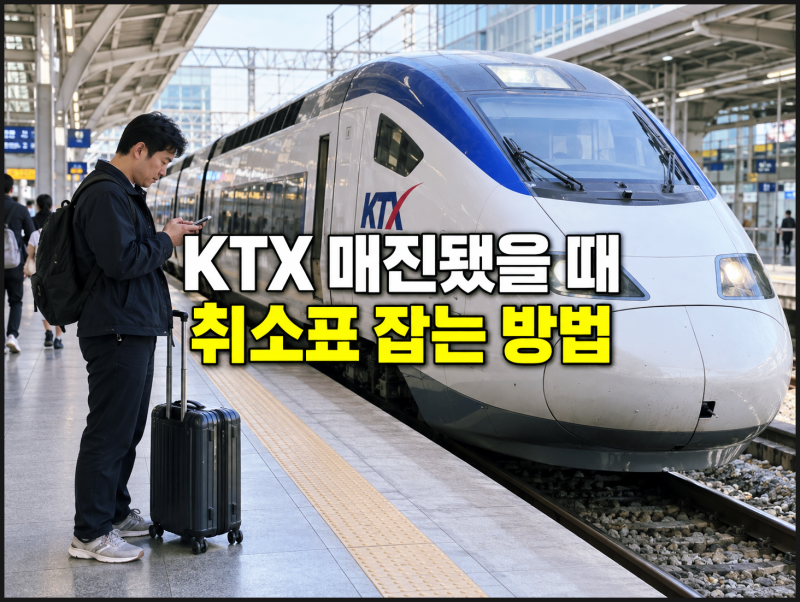 KTX 매진됐을 때 취소표 잡는 법, 예약대기 신청부터 결제까지