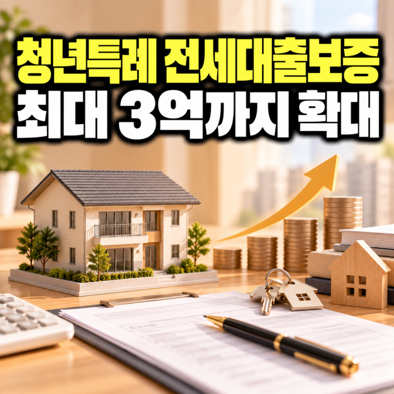 최대 3억! 청년특례 전세대출보증 확대, 나도 받을 수 있을까?