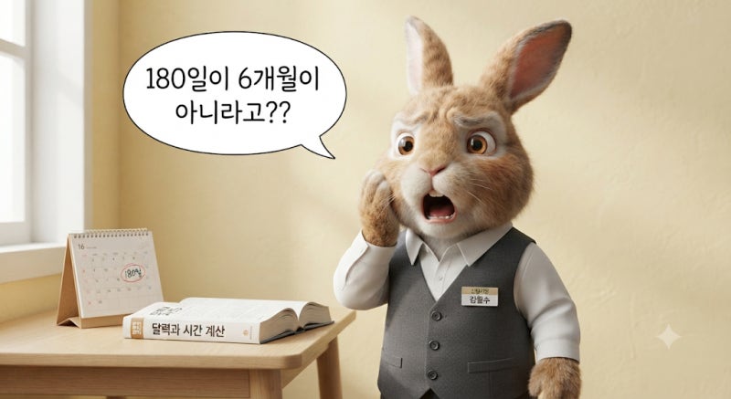 180일은 6개월이 아닙니다? 그기 뭔 소리고?