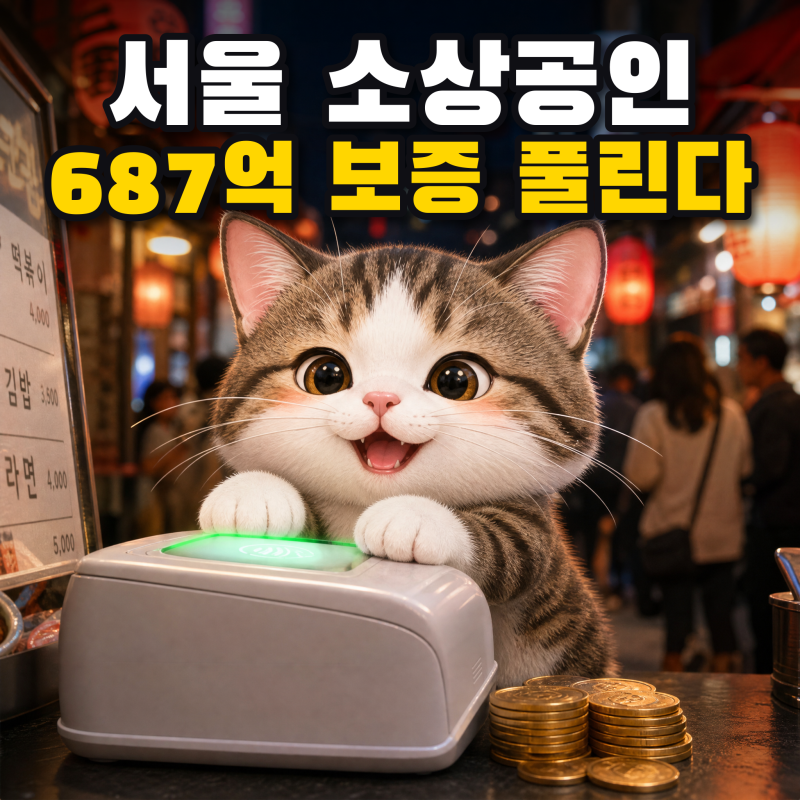 “서울 소상공인 687억 보증 풀린다” 청년창업·네이버페이 단말기면 보증한도 우대