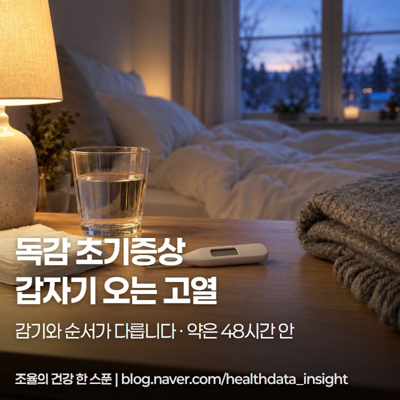 독감 초기증상, 고열 시작 48시간 안에 진료받으세요