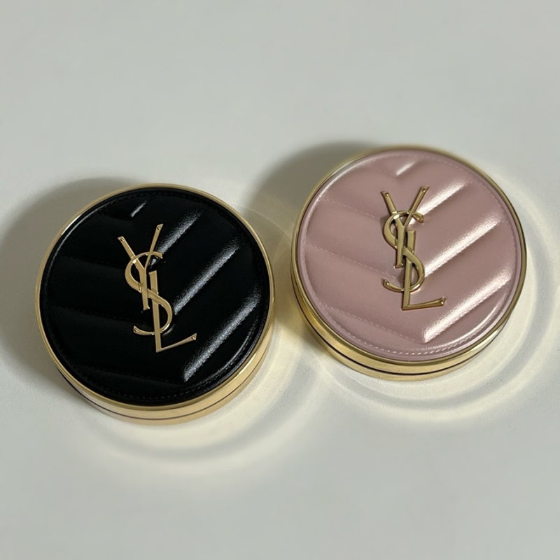 YSL 입생로랑 엉크르 드 뽀 쿠션 10호/ 메쉬 핑크 쿠션 비교