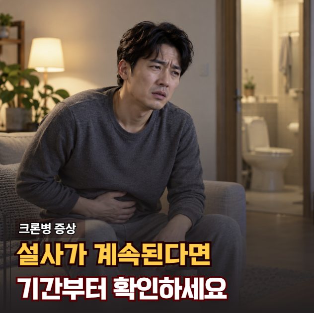 "며칠째 화장실만 들락거리는데 장염이 아닌가?" 크론병 증상 오래 끌수록 봐야 할 변화