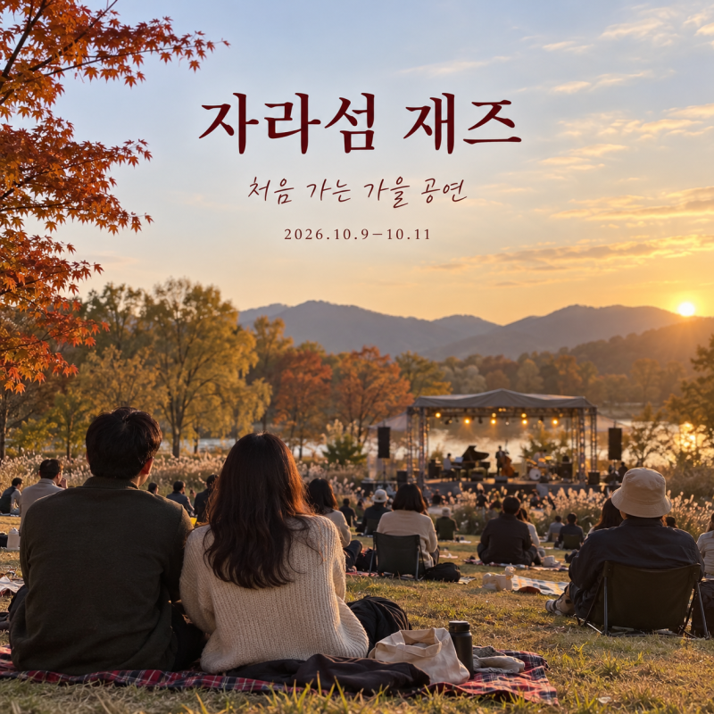 2026 자라섬재즈페스티벌, 무료 무대·티켓·준비물·셔틀 정리