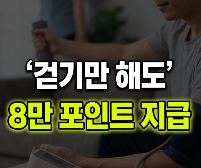 건강생활 실천 지원금(건강생활실천지원금제) 신청방법·대상자, 연 8만 포인트 받는 법